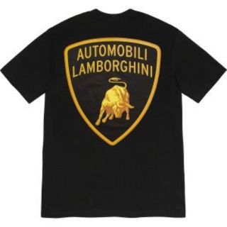 シュプリーム(Supreme)の黒　Mサイズ　シュプリーム　Lamborghini Tee　ランボルギーニ(Tシャツ/カットソー(半袖/袖なし))