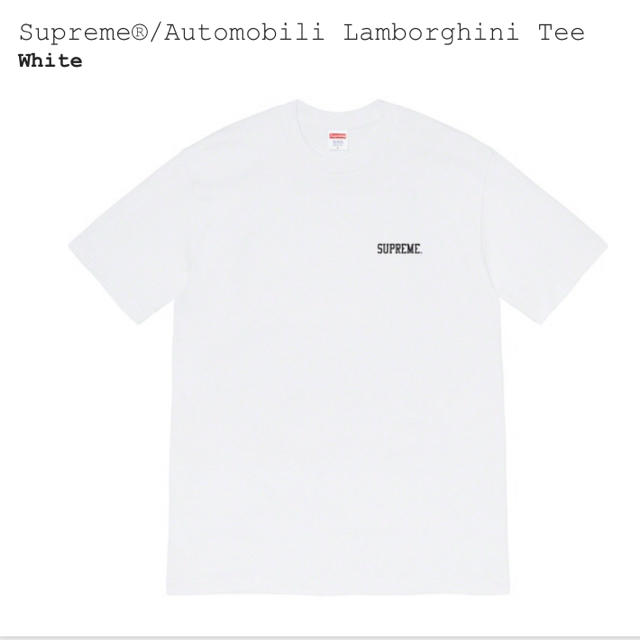 WhiteSIZESupreme®/Automobili Lamborghini Tee