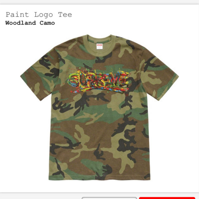 M size. Supreme Paint Logo Tee - Tシャツ/カットソー(半袖/袖なし)