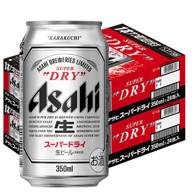 アサヒスーパードライ 350ml24本　（2箱）