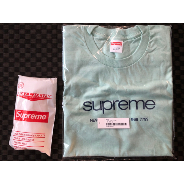 Supreme Shop tee Light Teal L 1