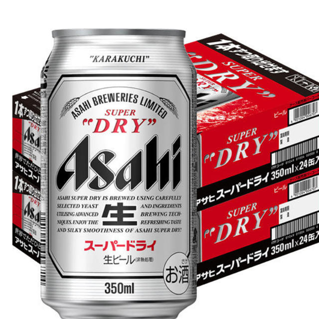 アサヒスーパードライ　350ml24缶