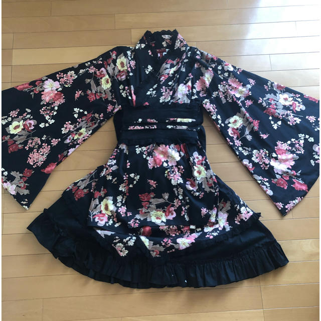 BODYLINE - 【美品】フリーサイズミニ丈浴衣の通販 by kiki's BODYLINE - 【美品】フリーサイズミニ丈浴衣の通販 by kiki's