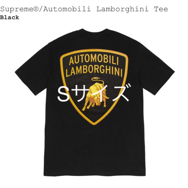 トップスSupreme　Aotomobill  Lamborghini  tee