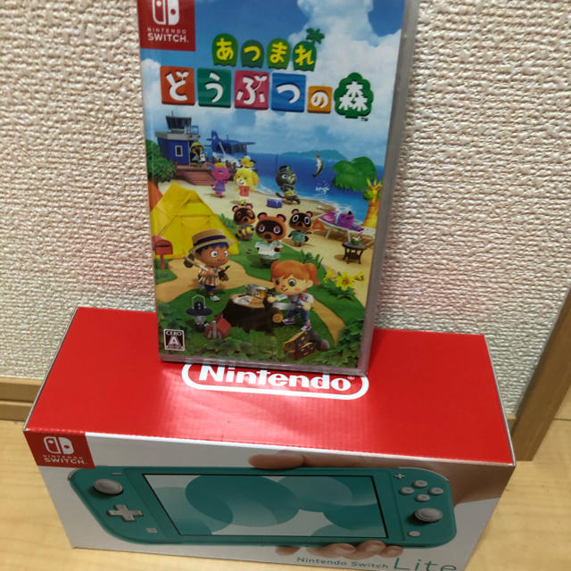 Nintendo Switch lite ターコイズ+あつまれ どうぶつの森 Nintendo Switch lite ターコイズ+あつまれ どうぶつの森