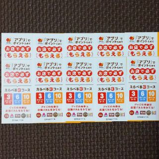 スカイラーク(すかいらーく)のすかいらーくグループ アンパンマンクラブ ポイント(10pt)(その他)