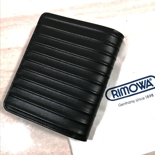 新品 RIMOWA フルレザー 二つ折り財布 1