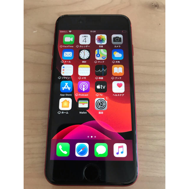 iPhone 8 RED 64GB docomo バッテリー84%