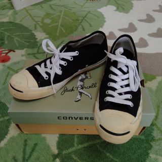 converse ジャックパーセル ブラック25.5センチ(スニーカー)