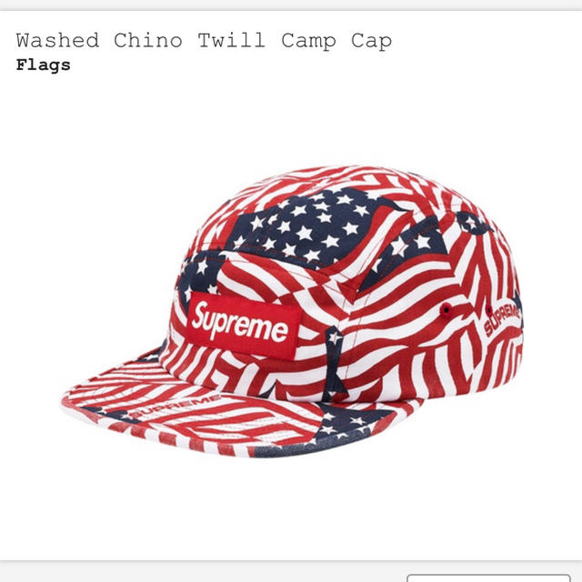 Supreme chino twill camp cap帽子
