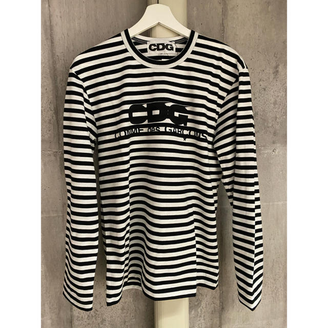 COMME des GARCONS(コムデギャルソン)のCDG 黒ボーダーロンT メンズのトップス(Tシャツ/カットソー(七分/長袖))の商品写真