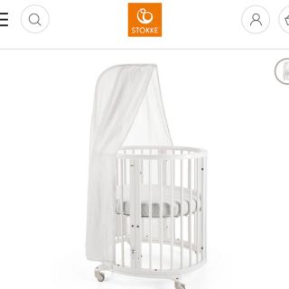 ストッケ(Stokke)のストッケ　スリーピー　ミニ　ベッド　ドレープ　天蓋　プリンセス　stokke(ベビーベッド)