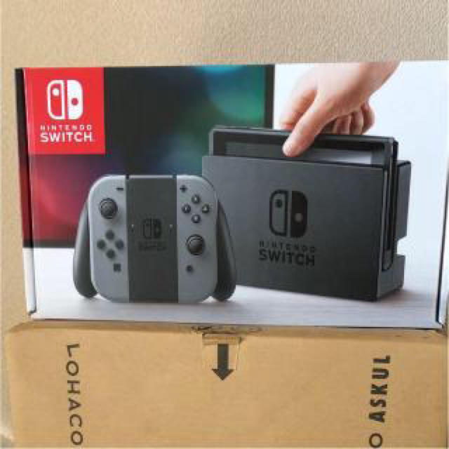 任天堂switch スイッチ 本体 グレー ニンテンドウ　新品・未開封フォートナイト