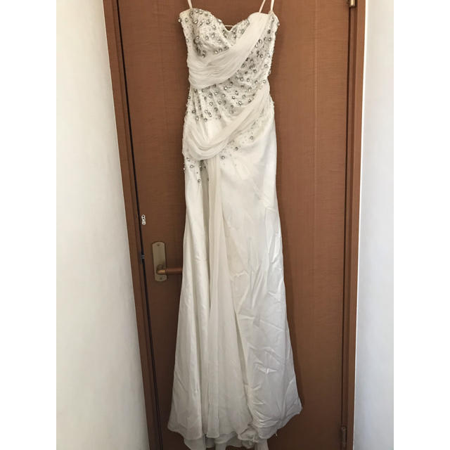 高級ロングベアドレス レディースのフォーマル/ドレス(ロングドレス)の商品写真