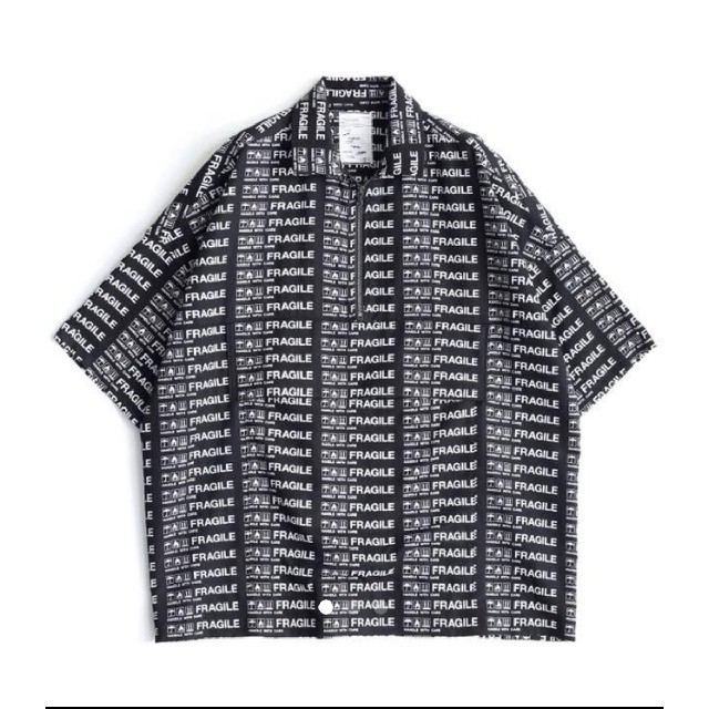 SHAREEF(シャリーフ)のFRAGILE ROGO HALF-ZIP S/S SHIRTS メンズのトップス(Tシャツ/カットソー(半袖/袖なし))の商品写真