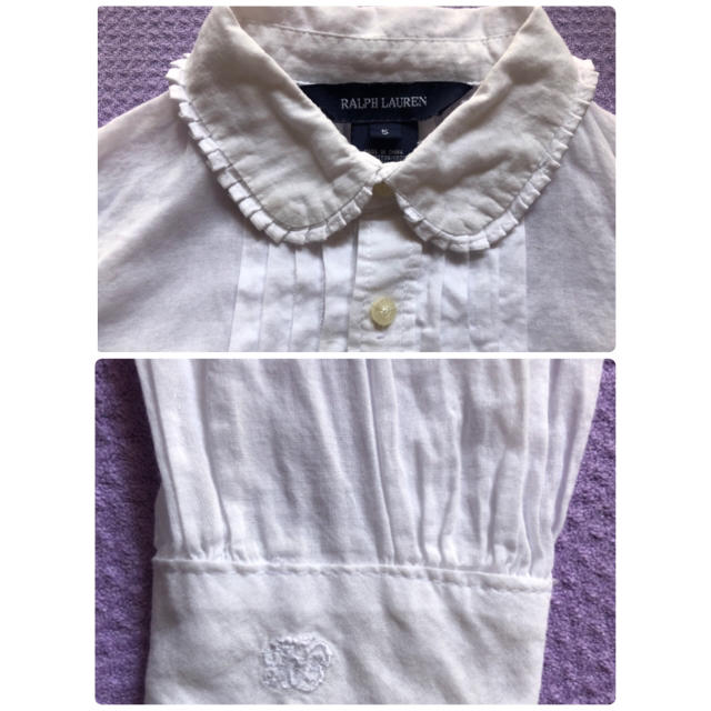 POLO RALPH LAUREN(ポロラルフローレン)の子供服まとめ売り2点女の子5T 110cm前後ラルフローレン キッズ/ベビー/マタニティのキッズ服女の子用(90cm~)(ブラウス)の商品写真