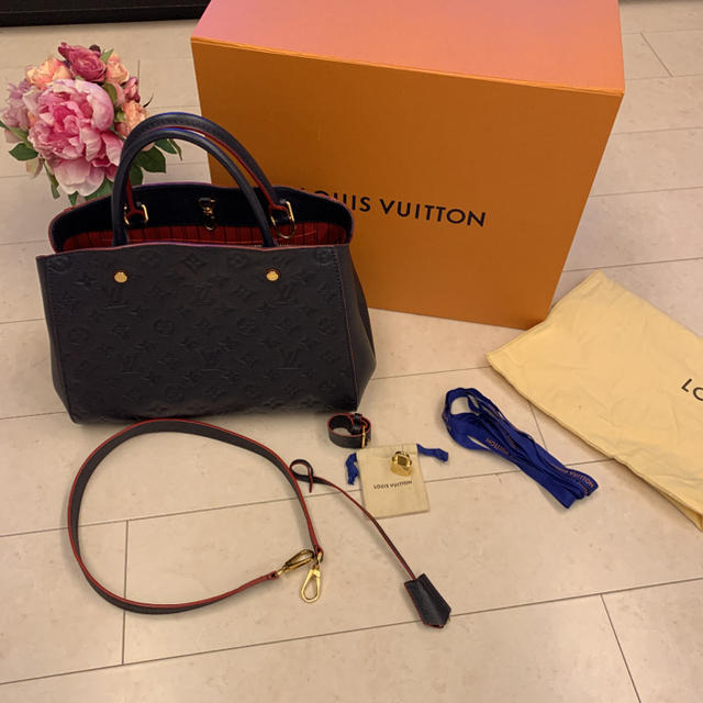 LOUIS VUITTON(ルイヴィトン)の【美品】ルイヴィトン　　モンテーニュMM  アンプラント レディースのバッグ(ハンドバッグ)の商品写真