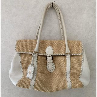 フェンディ(FENDI)の☆7♪様専用本物 FENDI フェンディ セレリア ハンドバッグ トートバッグ (ハンドバッグ)