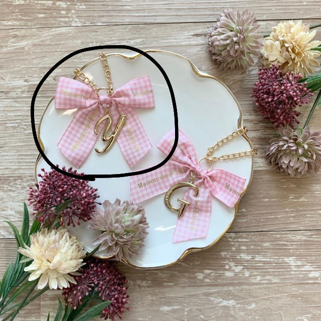 Maison de FLEUR - メゾンドフルール イニシャルチャームの通販 by ...
