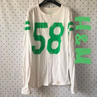 エイチアンドエム(H&M)のＨ&Ｍ エイチアンドエム限定カレッジロングスリーブＴシャツ170(Tシャツ/カットソー(七分/長袖))