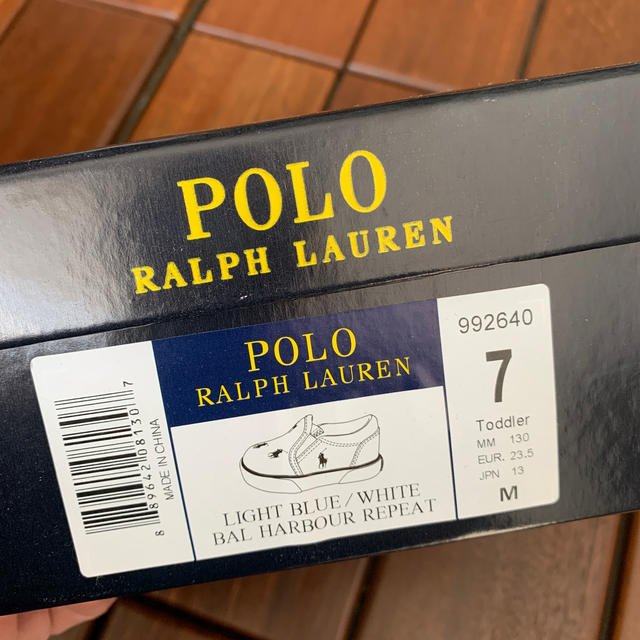 POLO RALPH LAUREN(ポロラルフローレン)のラルフローレン  スリッポン キッズ/ベビー/マタニティのベビー靴/シューズ(~14cm)(スリッポン)の商品写真