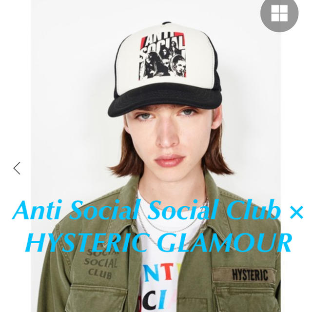 HYSTERIC GLAMOUR(ヒステリックグラマー)のASSC× HYSTERIC GLAMOUR    ASSCメッシュキャップ メンズの帽子(キャップ)の商品写真