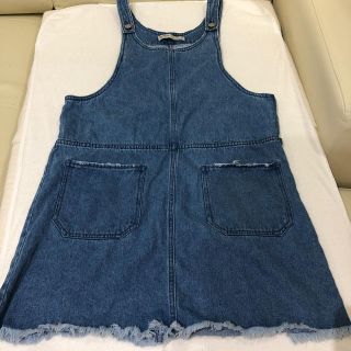 ベルシュカ(Bershka)のBershka デニムジャンパースカート(サロペット/オーバーオール)