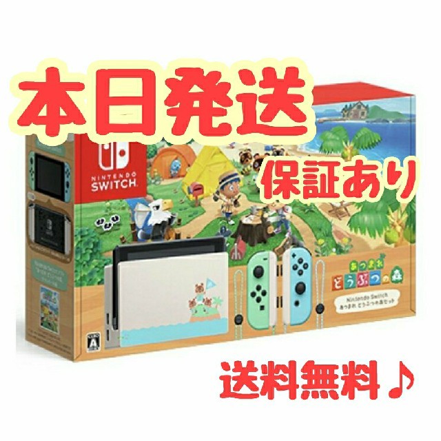 【新品】Nintendo Switch あつまれどうぶつの森 本体 同梱版セット