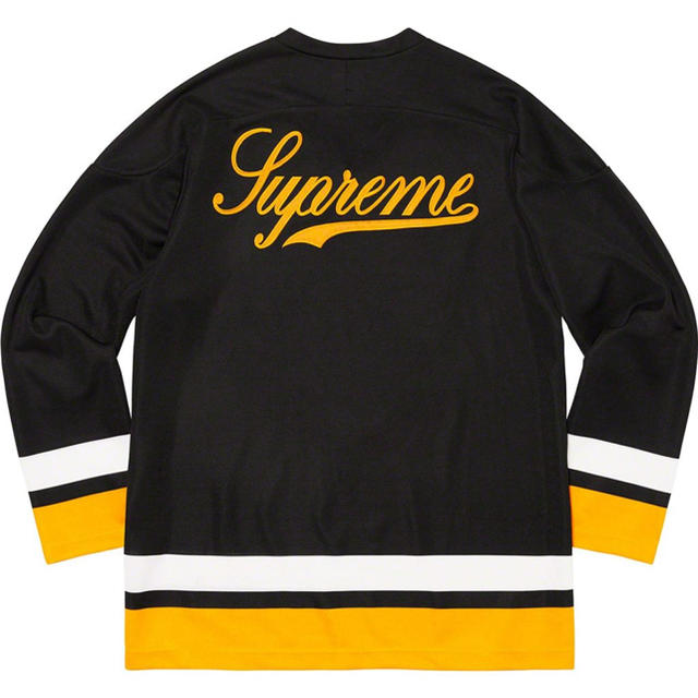 Supreme(シュプリーム)のSupreme Lamborghini Hockey Jersey 黒 XL メンズのトップス(ジャージ)の商品写真