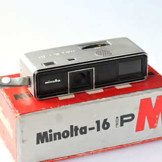 コニカミノルタ(KONICA MINOLTA)の⭐️新品⭐️ミノルタミノルタ16 P＋専用フィルター(フィルムカメラ)