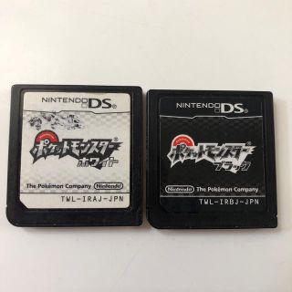 ニンテンドーDS(ニンテンドーDS)のDS ポケモン　ホワイト　ブラック(携帯用ゲームソフト)