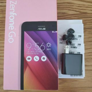 エイスース(ASUS)の中古 ASUS Zenfone Go ZB551KL ピンク(スマートフォン本体)