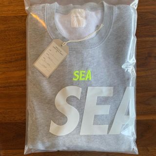 シュプリーム(Supreme)の希少 初期 wind and sea crew neck sweat grey(スウェット)