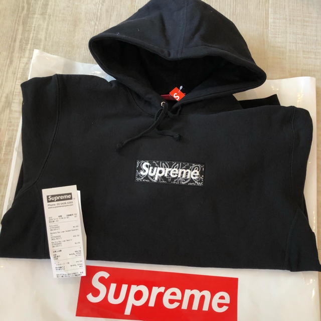 パーカーSupreme Bandana Box Logo Hooded