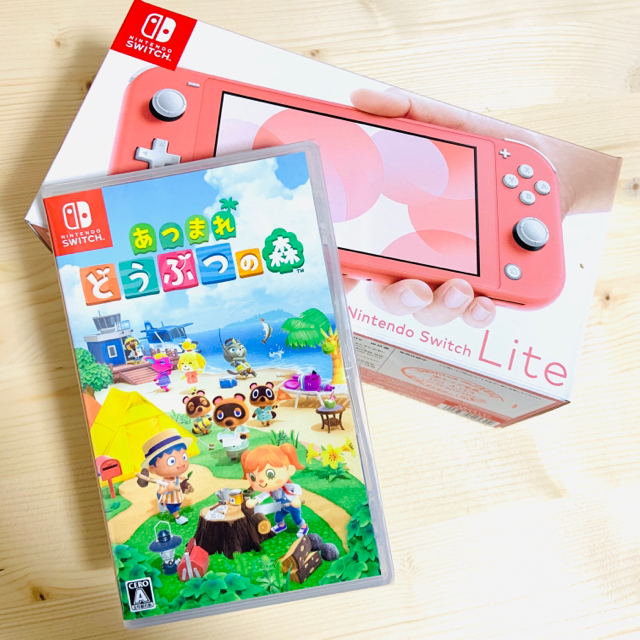 Switch Lite コーラルピンク どうぶつの森セットの+spbgp44.ru