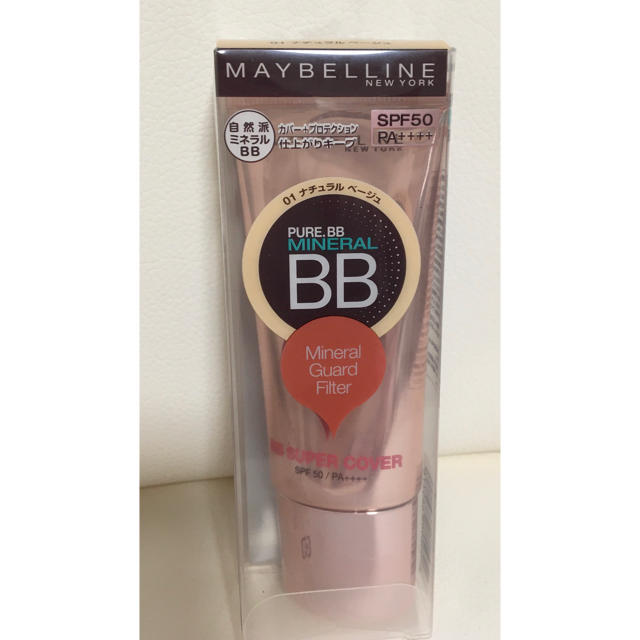 MAYBELLINE(メイベリン)の★新品★メイベリン ピュアミネラル BB  01 ナチュラル ベージュ コスメ/美容のベースメイク/化粧品(BBクリーム)の商品写真