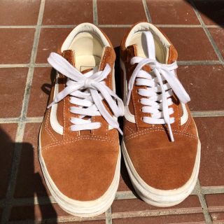 ヴァンズ(VANS)のvans oldschool スエード　ブラウン(スニーカー)