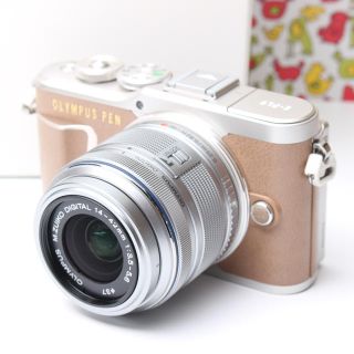 オリンパス(OLYMPUS)の❤️Wi-Fi &お洒落ブラウン✨オリンパス OLYMPUS  E-PL9 ★(ミラーレス一眼)