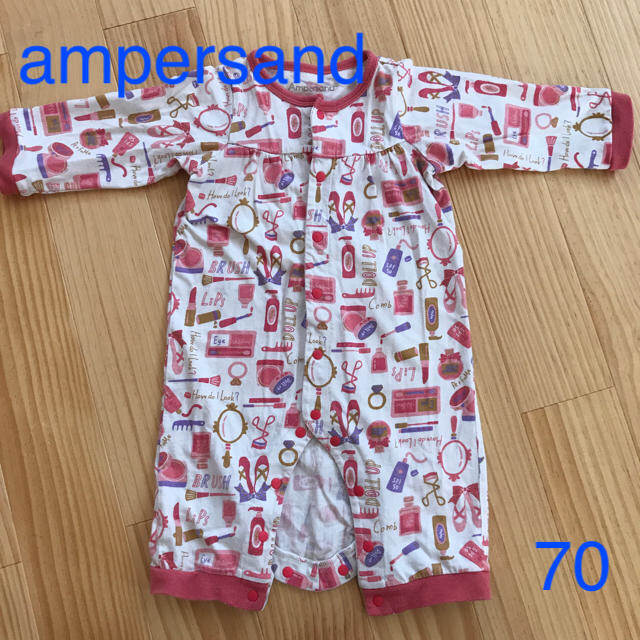 ampersand(アンパサンド)の ロンパース 70 ampersand キッズ/ベビー/マタニティのベビー服(~85cm)(ロンパース)の商品写真