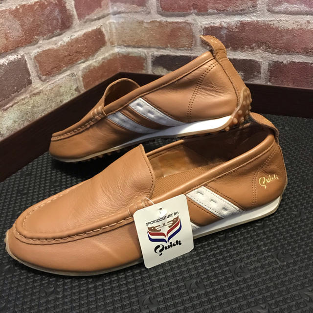 Quick レザー　モカシン size42