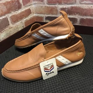 Quick レザー　モカシン size42(スリッポン/モカシン)