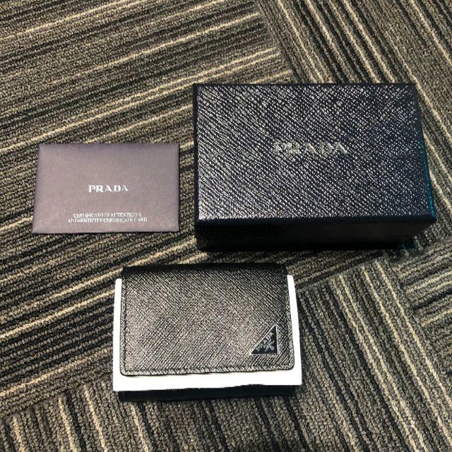 ファッション小物【新品未使用】PRADA　三つ折り財布