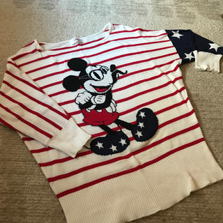 ディズニー(Disney)のミッキートップス(Tシャツ(長袖/七分))