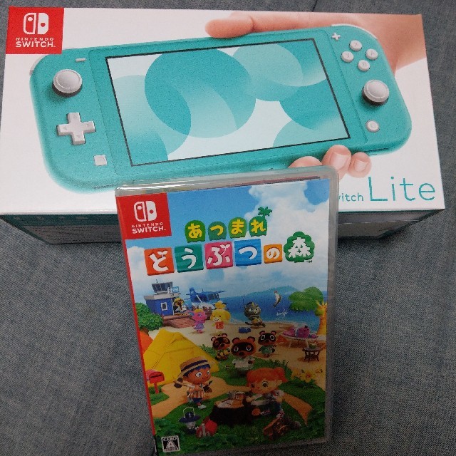 50%OFF - ・任天堂スイッチライト本体(ターコイズ) スイッチライト