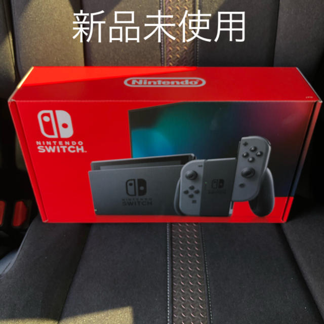 Nintendo Switch(ニンテンドースイッチ)の新品 ニンテンドー スイッチ グレー　本体  エンタメ/ホビーのゲームソフト/ゲーム機本体(家庭用ゲーム機本体)の商品写真