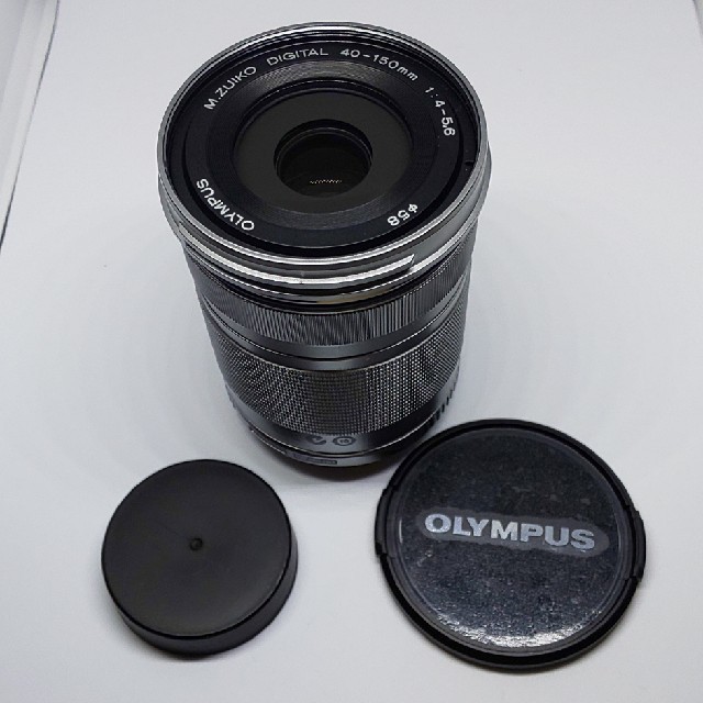 OLYMPUS(オリンパス)の超極上品 オリンパス望遠レンズM.ZUIKO 40-150mm R シルバー スマホ/家電/カメラのカメラ(レンズ(ズーム))の商品写真