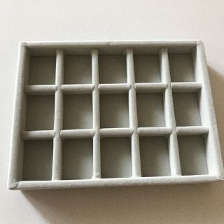 ムジルシリョウヒン(MUJI (無印良品))の無印良品　ベロア中箱仕切り(小物入れ)