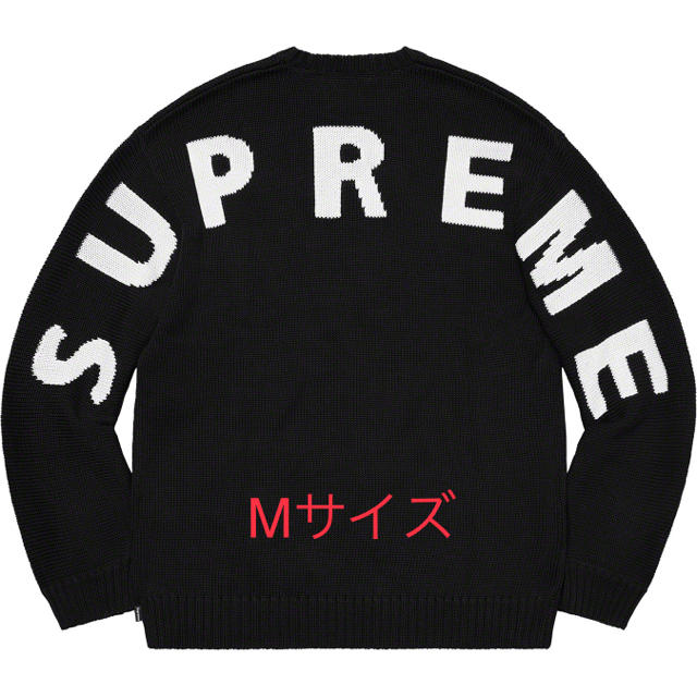 超話題新作 Supreme - Supreme Back Logo Sweater  Mサイズ ニット/セーター
