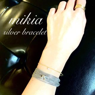 ビームス(BEAMS)のmikia ミキア　silver 12連チェーン　ブレスレット(ブレスレット/バングル)