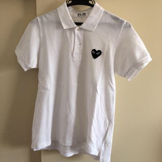 コムデギャルソン(COMME des GARCONS)のプレイコムデギャルソン　黒ハート　ポロシャツ(ポロシャツ)